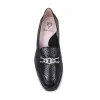 Tamara: Black Snake Print Leather sold by Sole Bliss