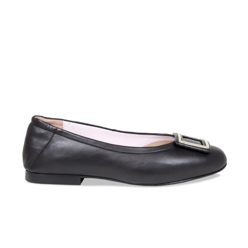 Lizzie: Black Leather sold by Sole Bliss