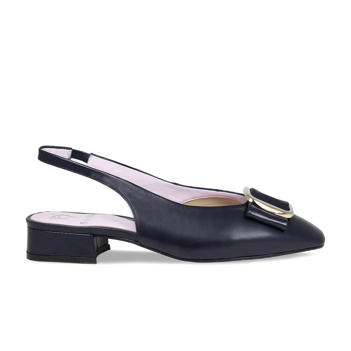 Faith: Navy Leather sold by Sole Bliss