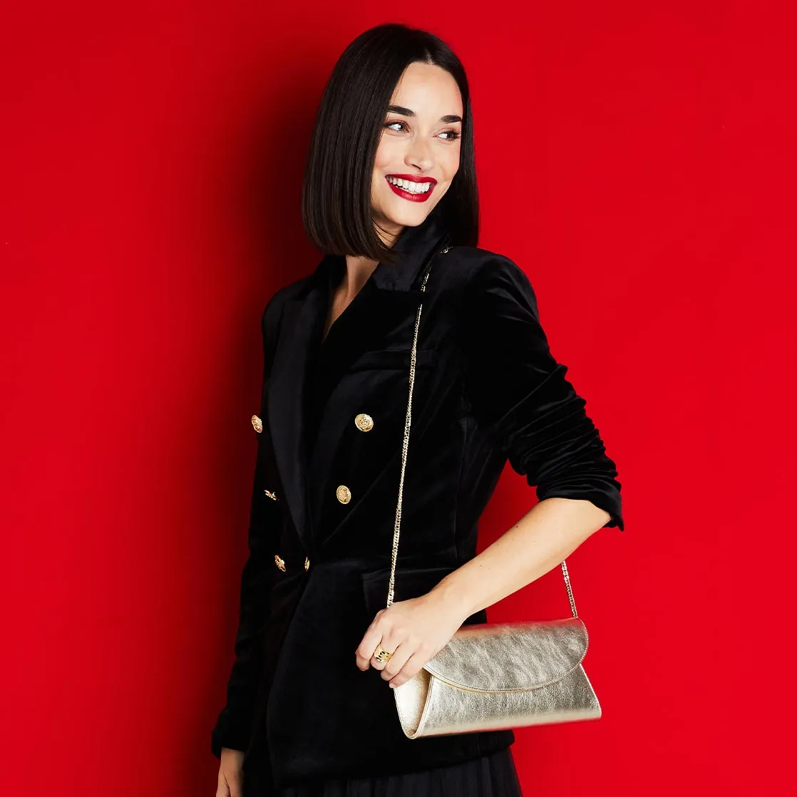 Jenna: Gold Leather sold by Sole Bliss product image thumbnail 5