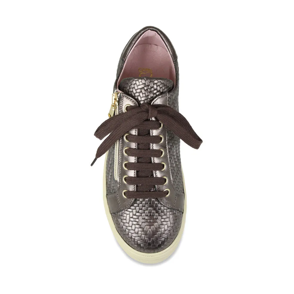 Feather: Bronze Weave Leather sold by Sole Bliss product image thumbnail 4