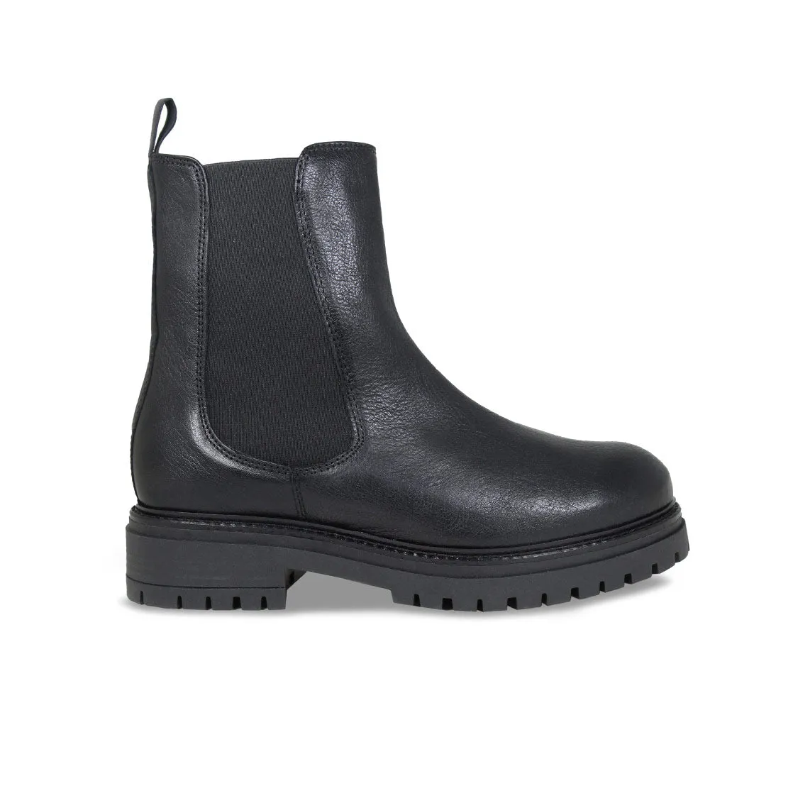 Roxy: Black Leather sold by Sole Bliss