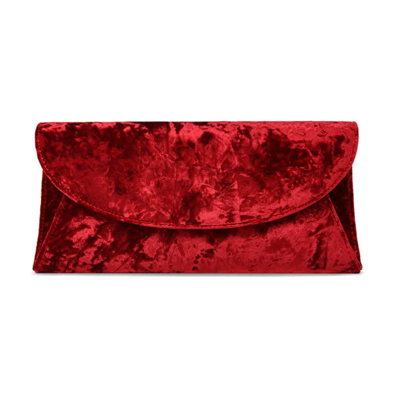 Jenna: Luxe Cherry Red Velvet sold by Sole Bliss