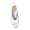 Whitney: White Leather sold by Sole Bliss