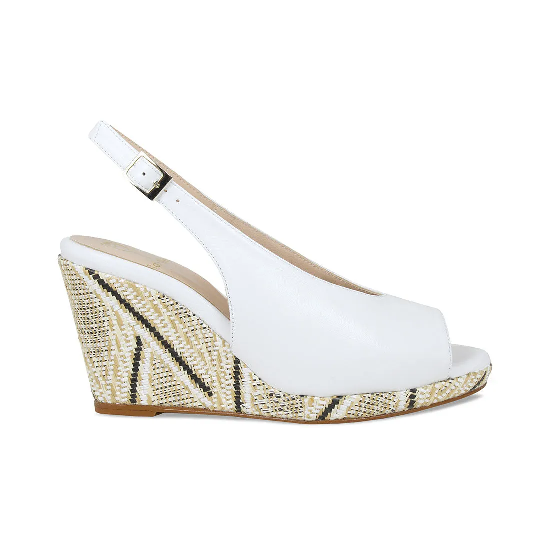 Whitney: White Leather sold by Sole Bliss