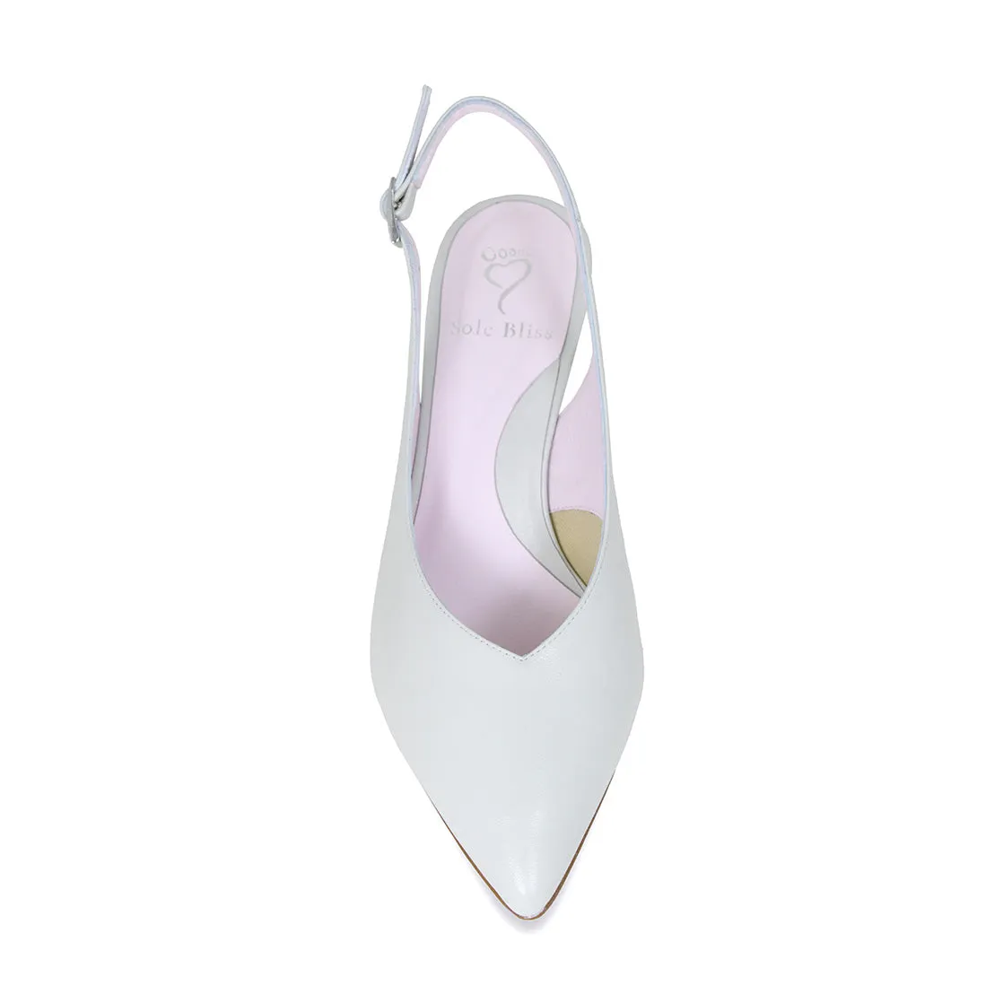 Audrey: Pale Grey Leather sold by Sole Bliss product image thumbnail 4