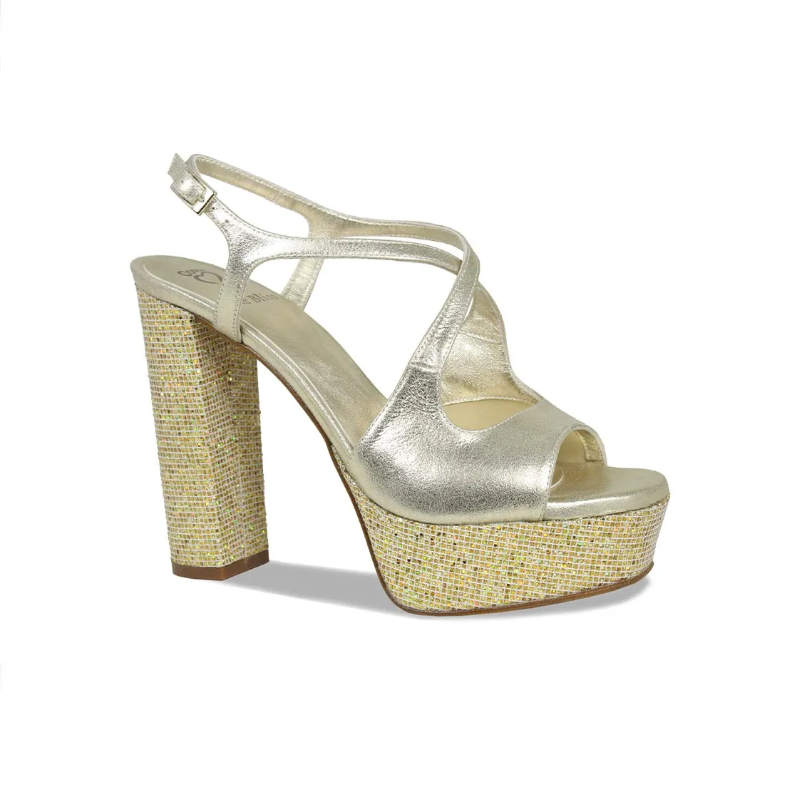 Royalty: Gold Suede & Glitter sold by Sole Bliss product image thumbnail 2