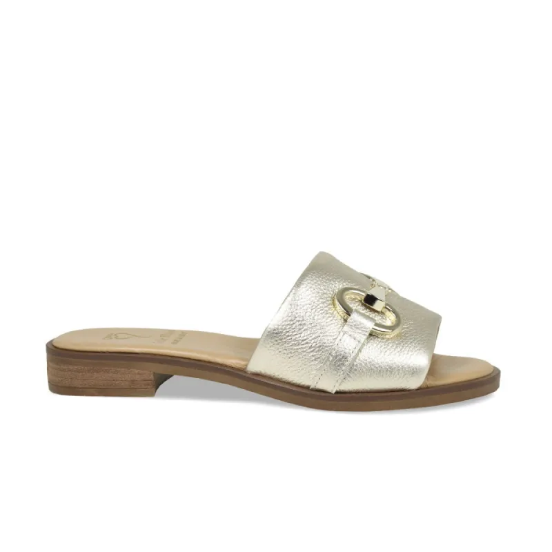 Bardot: Gold Leather sold by Sole Bliss