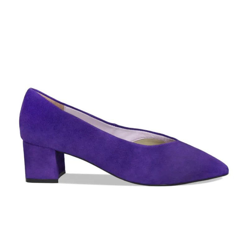 Ingrid: Purple Suede sold by Sole Bliss