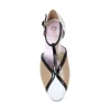 Margot: Nude & White Leather sold by Sole Bliss