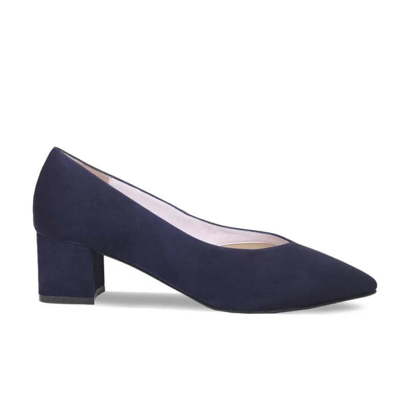 Ingrid: Navy Suede sold by Sole Bliss