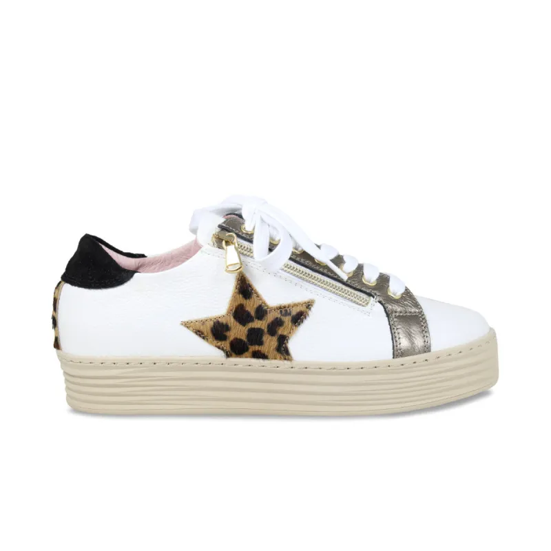 Hampton Star: White, Bronze & Leopard sold by Sole Bliss