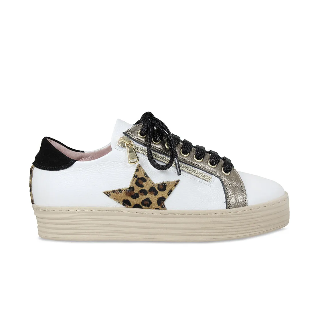 Hampton Star: White, Bronze & Leopard sold by Sole Bliss product image thumbnail 4