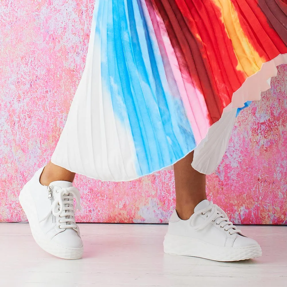 Palazzo: White Leather sold by Sole Bliss product image thumbnail 4