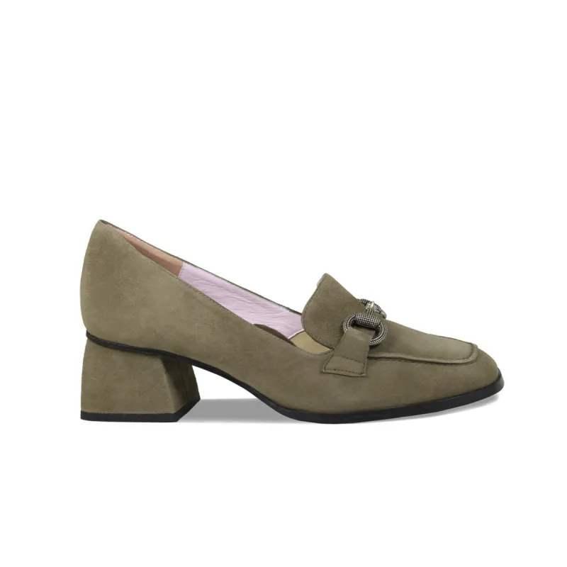 Giselle: Khaki Suede sold by Sole Bliss