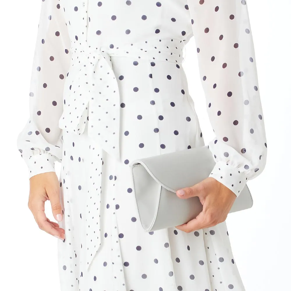 Jenna: Pale Grey Leather sold by Sole Bliss product image thumbnail 3