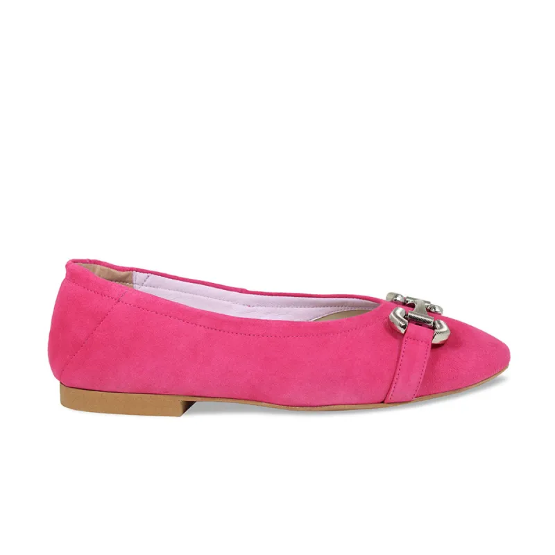 Lydia: Fuchsia Suede sold by Sole Bliss