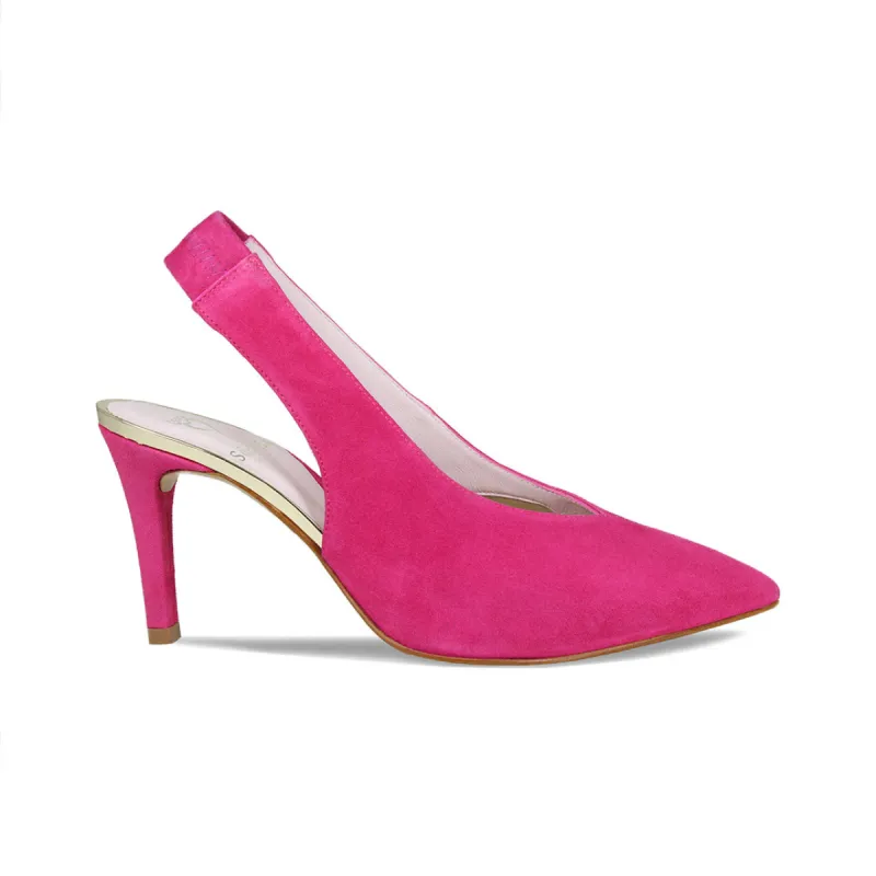 Elsa: Fuchsia Suede sold by Sole Bliss