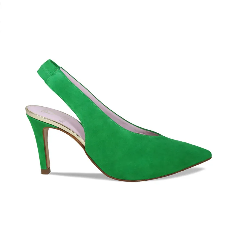Elsa: Emerald Suede sold by Sole Bliss