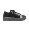 Porto Fur: Black Leather & Suede sold by Sole Bliss