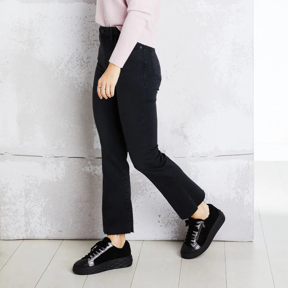 Porto Fur: Black Leather & Suede sold by Sole Bliss product image thumbnail 2