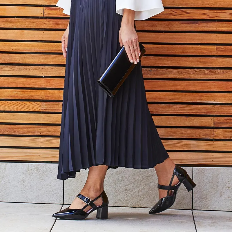 Chloe: Black Patent Leather sold by Sole Bliss product image thumbnail 2