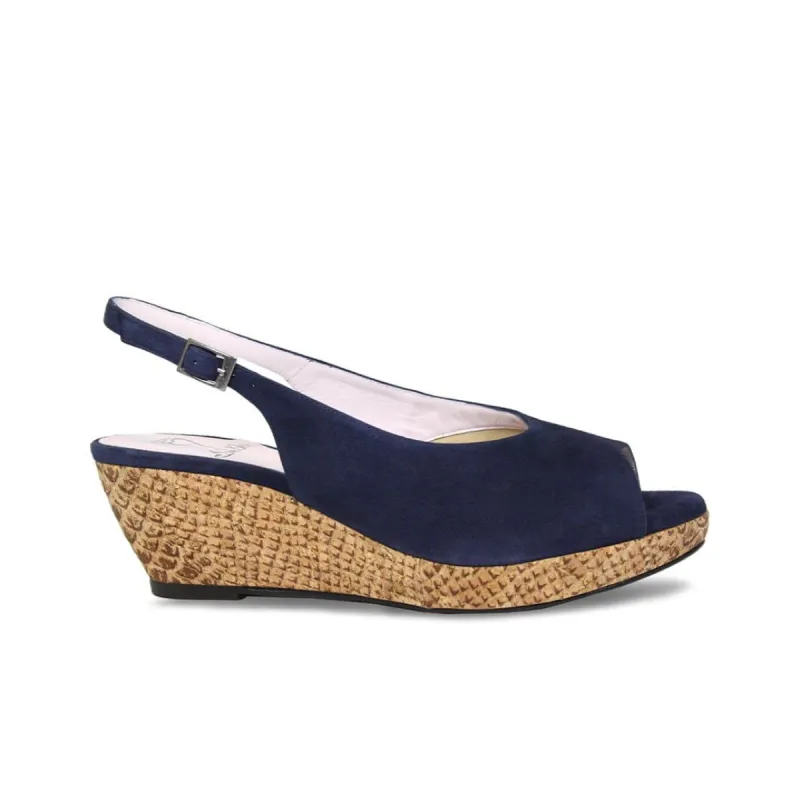 Zena: Navy Suede sold by Sole Bliss