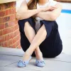 Lydia: Sky Blue Suede sold by Sole Bliss