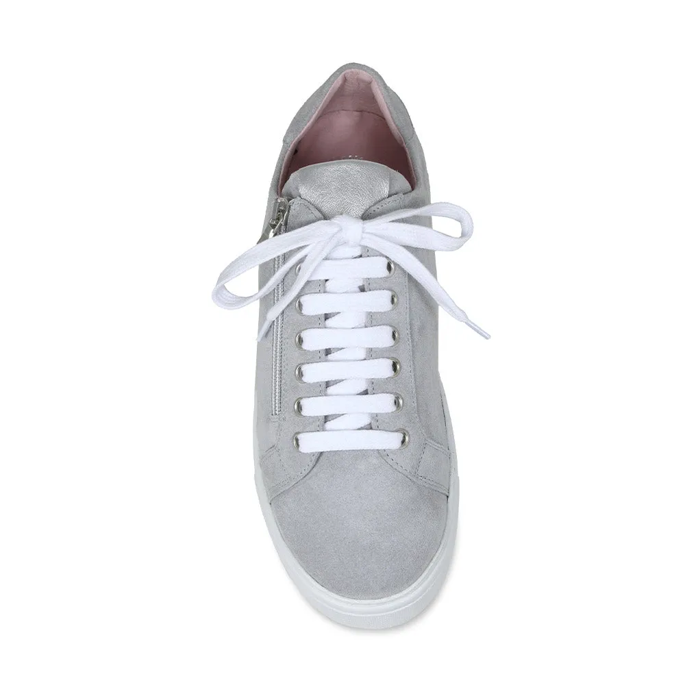 Feather: Pale Grey Suede sold by Sole Bliss product image thumbnail 3