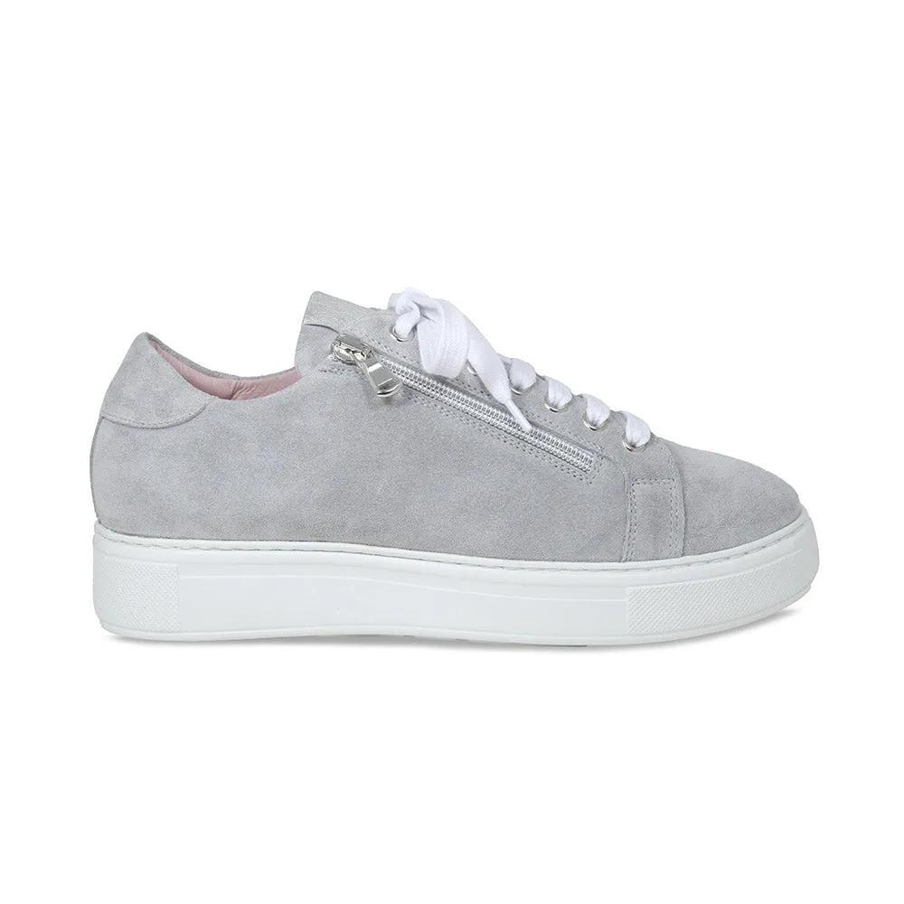 Feather: Pale Grey Suede sold by Sole Bliss