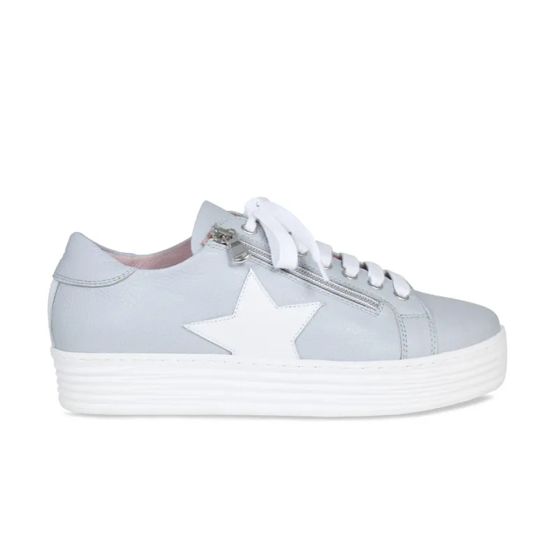 Star: Pale Grey Leather sold by Sole Bliss