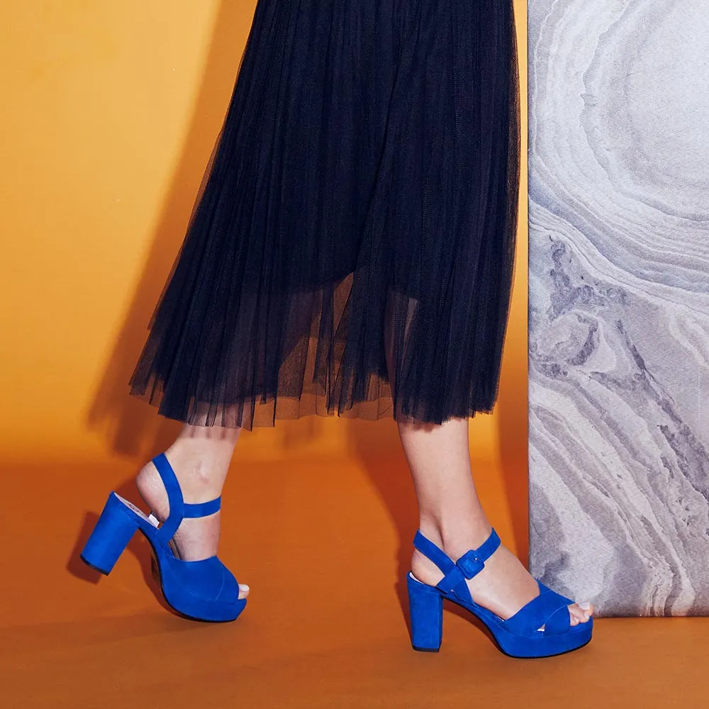 Ruby: Cobalt Suede sold by Sole Bliss product image thumbnail 2