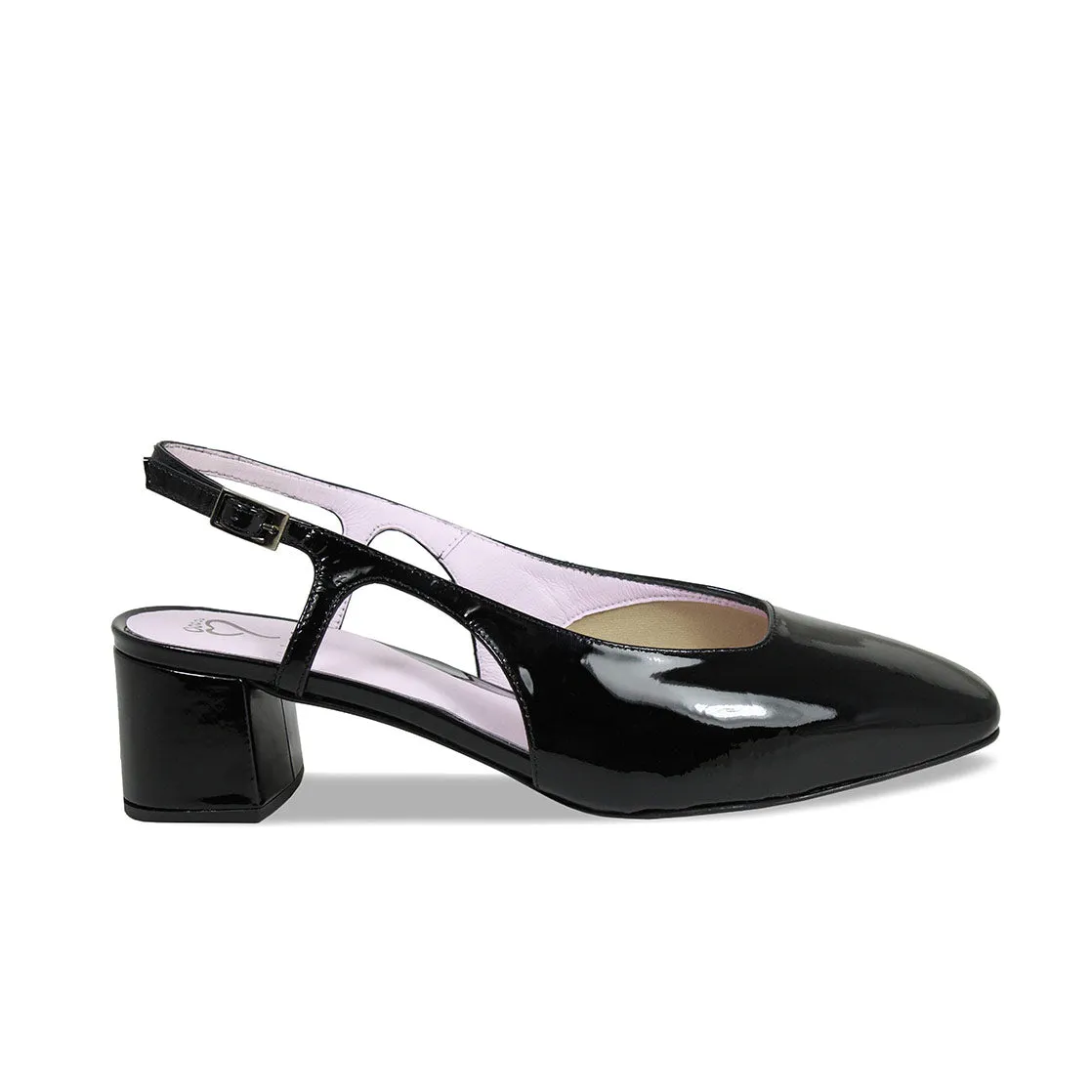 Venus: Black Patent Leather sold by Sole Bliss