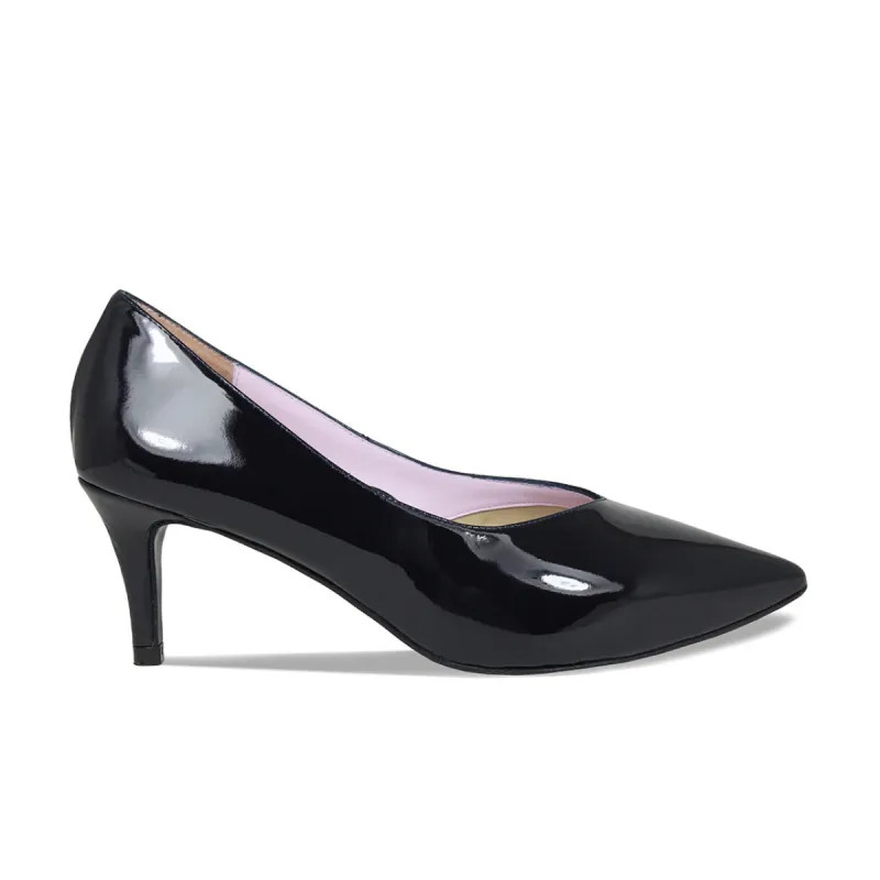 Carmen: Navy Patent Leather sold by Sole Bliss