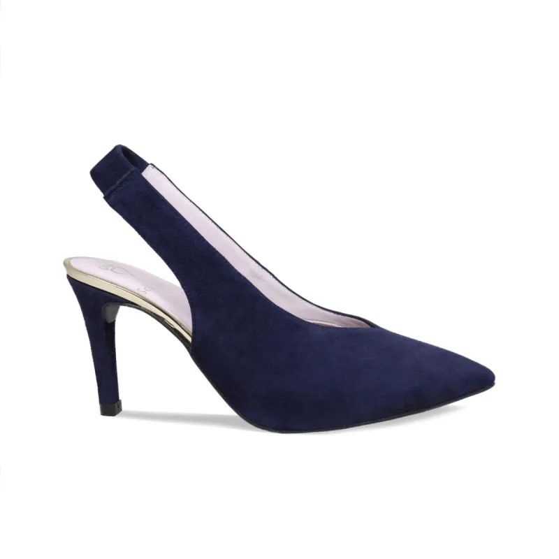 Elsa: Navy Suede sold by Sole Bliss