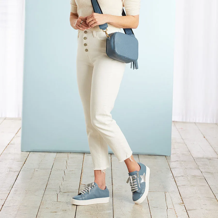 Star: Denim Leather sold by Sole Bliss product image thumbnail 5