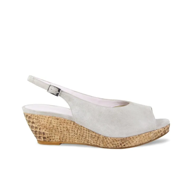 Zena: Pale Taupe Suede sold by Sole Bliss