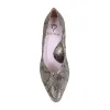 Paloma: Metallic Snake Print Leather sold by Sole Bliss
