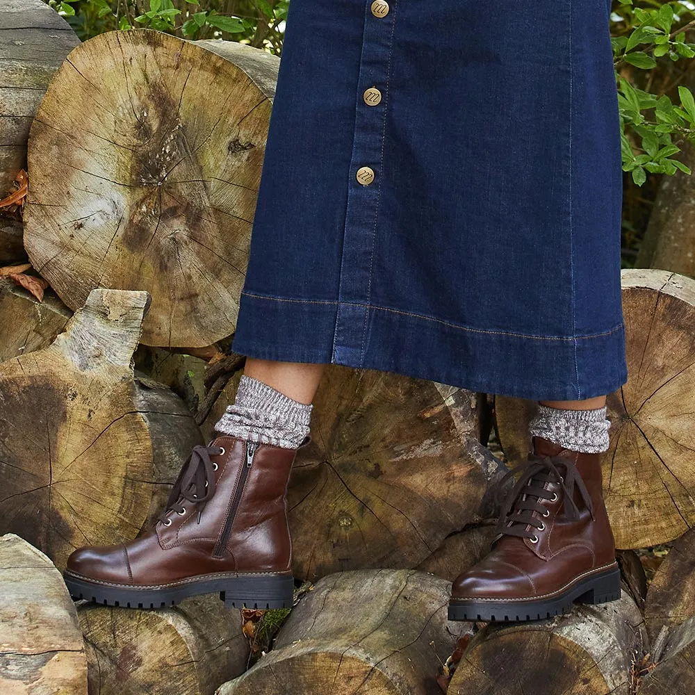 Tread: Chestnut Leather sold by Sole Bliss product image thumbnail 2