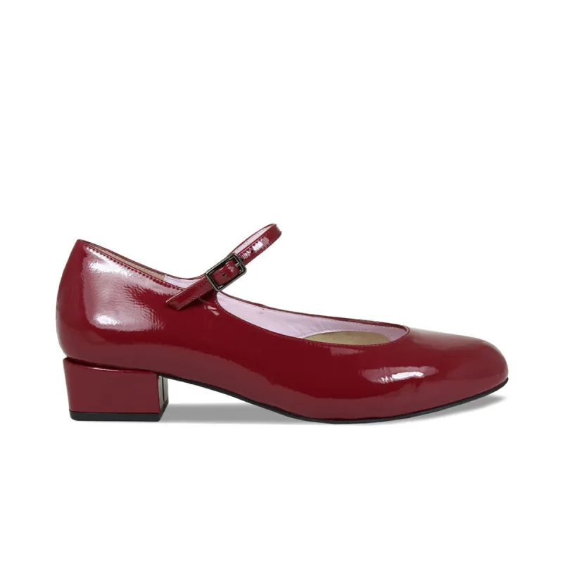 Nancy: Bordeau Leather sold by Sole Bliss