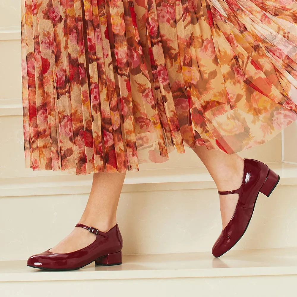 Nancy: Bordeau Leather sold by Sole Bliss product image thumbnail 3