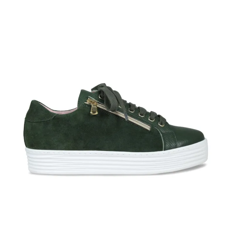Hero: Forest Green Leather & Suede sold by Sole Bliss