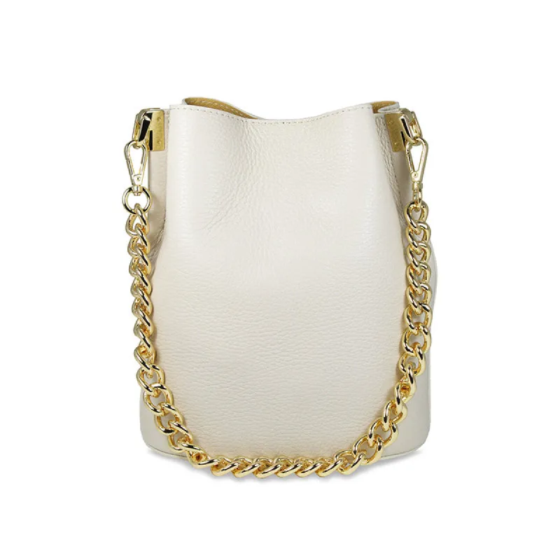Boho: Cream Leather sold by Sole Bliss