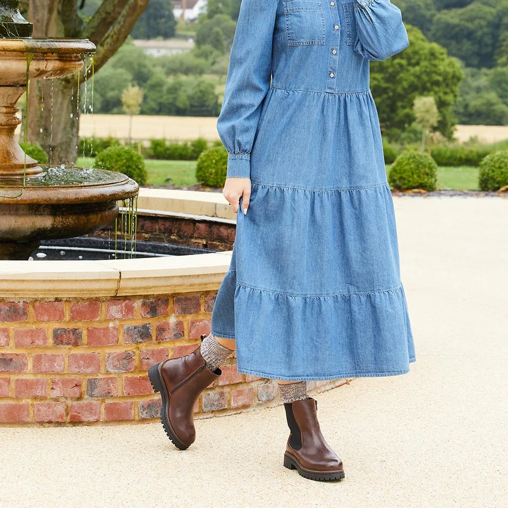 Roxy: Chestnut Leather sold by Sole Bliss product image thumbnail 2