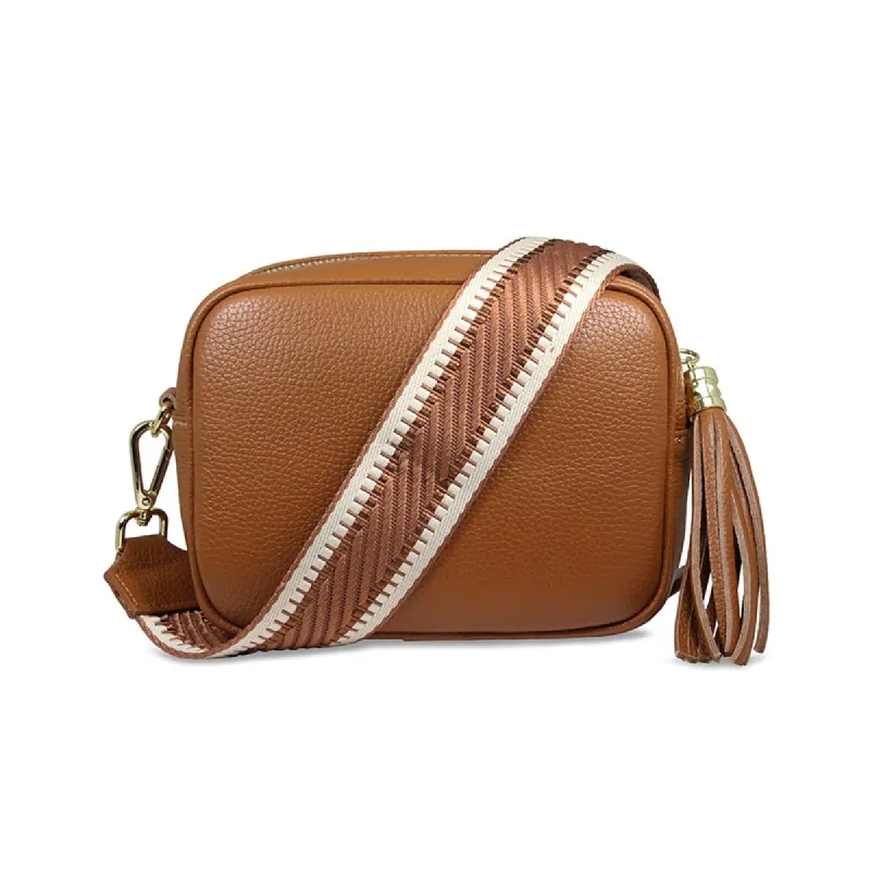 Coco: Tan Leather & Cream Trim sold by Sole Bliss