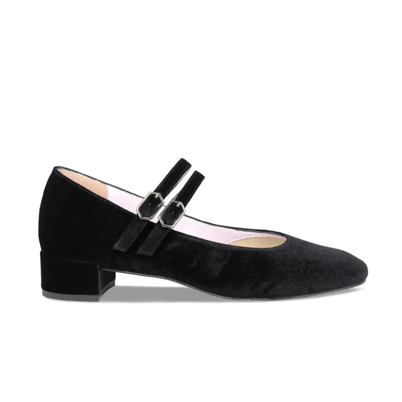 Orla: Luxe Black Velvet sold by Sole Bliss