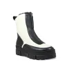 Blizzard: Black & Cream Leather & Shearling sold by Sole Bliss