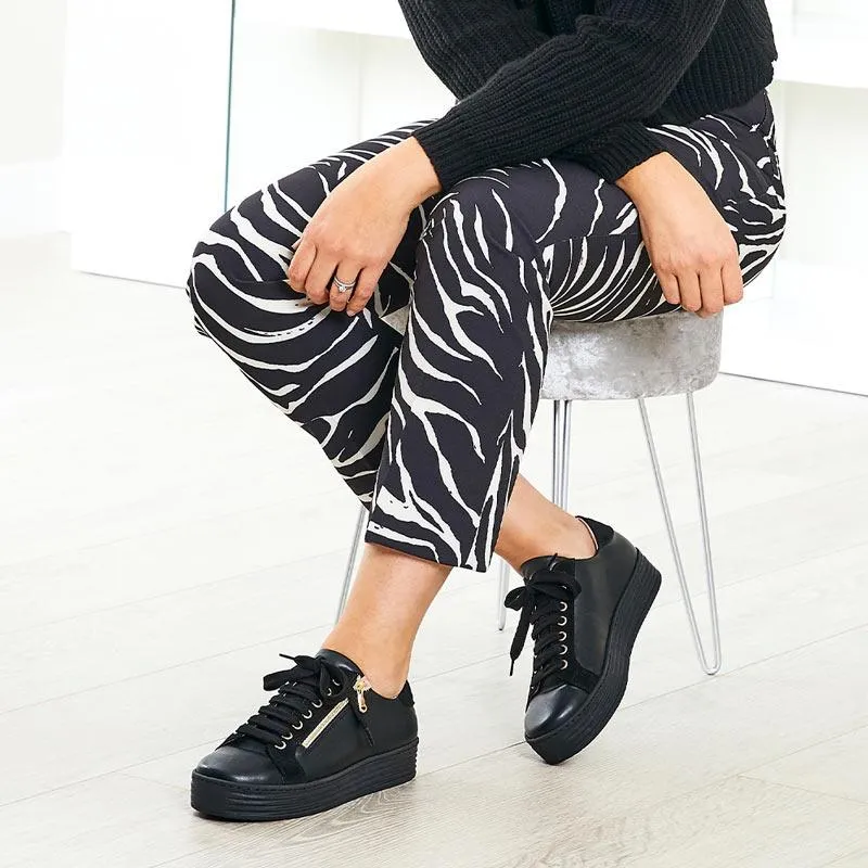 Harley: Black Leather & Suede sold by Sole Bliss product image thumbnail 3