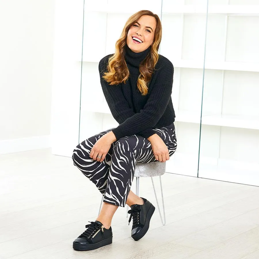 Harley: Black Leather & Suede sold by Sole Bliss product image thumbnail 2