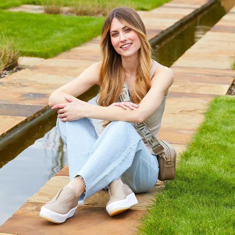 Drama: Pale Taupe Leather sold by Sole Bliss product image thumbnail 2